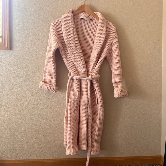 Brooklinen Other - Brooklinen Turkish Cotton Dreamweave Waffle Robe - Pale Pink